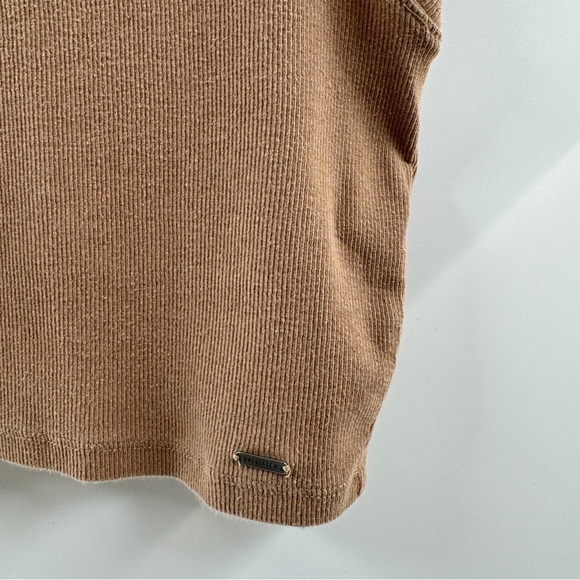 Hollister Ribbed Tan Cropped Tank Top – Size Small - Picture 3 of 7